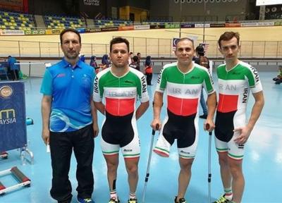 دوچرخه سواری پیست قهرمانی آسیا، نایب قهرمانی ایران در تیم اسپرینت معلولان