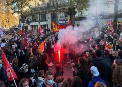 تور فرانسه ارزان: مردم فرانسه در پاریس و مولوز علیه ماکرون تظاهرات کردند