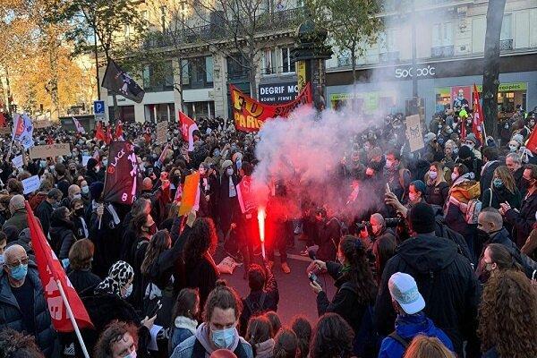 تور فرانسه ارزان: مردم فرانسه در پاریس و مولوز علیه ماکرون تظاهرات کردند